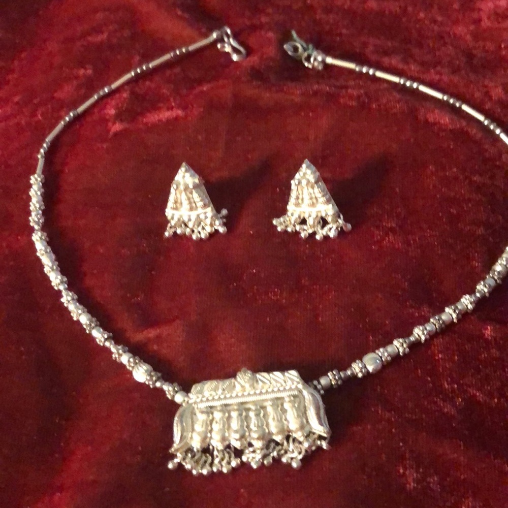 Indian Tribal Dance jewelry set